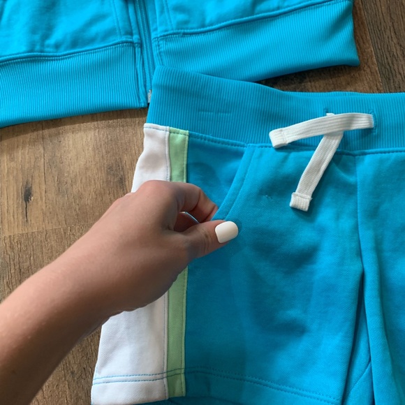 Avia NWT blue/green running track sports set size S 6-6X - Picture 2 of 11